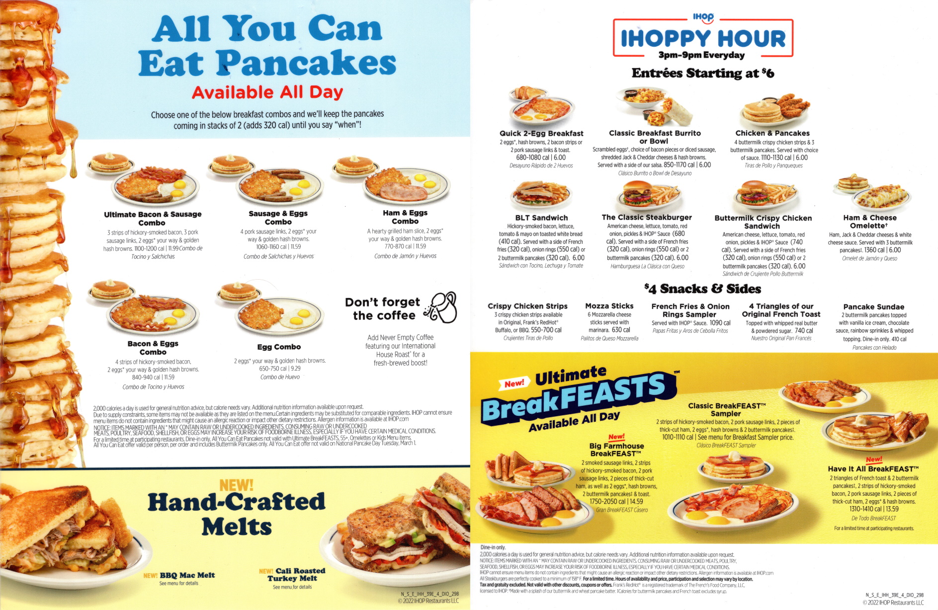 Order IHOP (31st) Menu Delivery【Menu & Prices】