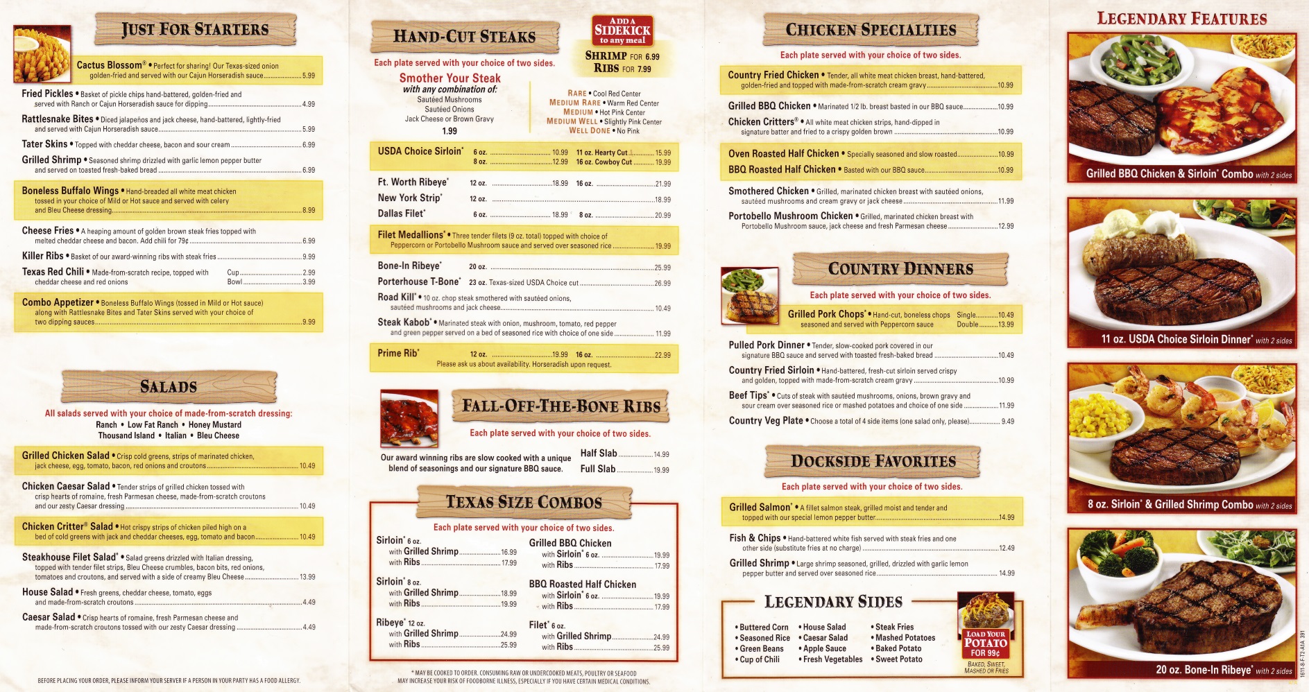 Texas Roadhouse Menu Prices 2017 Meals And Deals Induced Info.