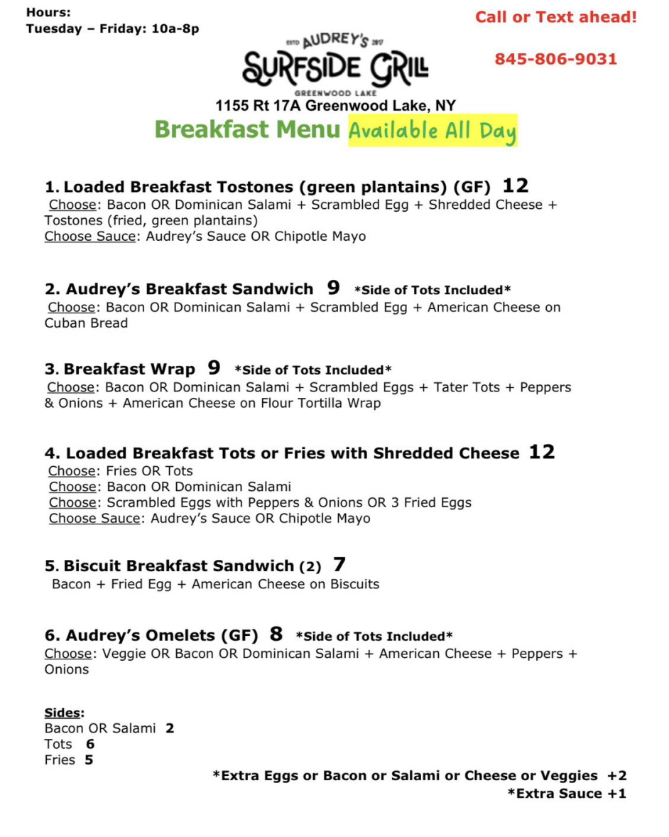 Breakfast, Caribbean food, American food 1A