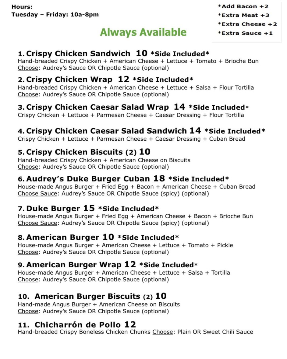 Breakfast, Caribbean food, American food 1B